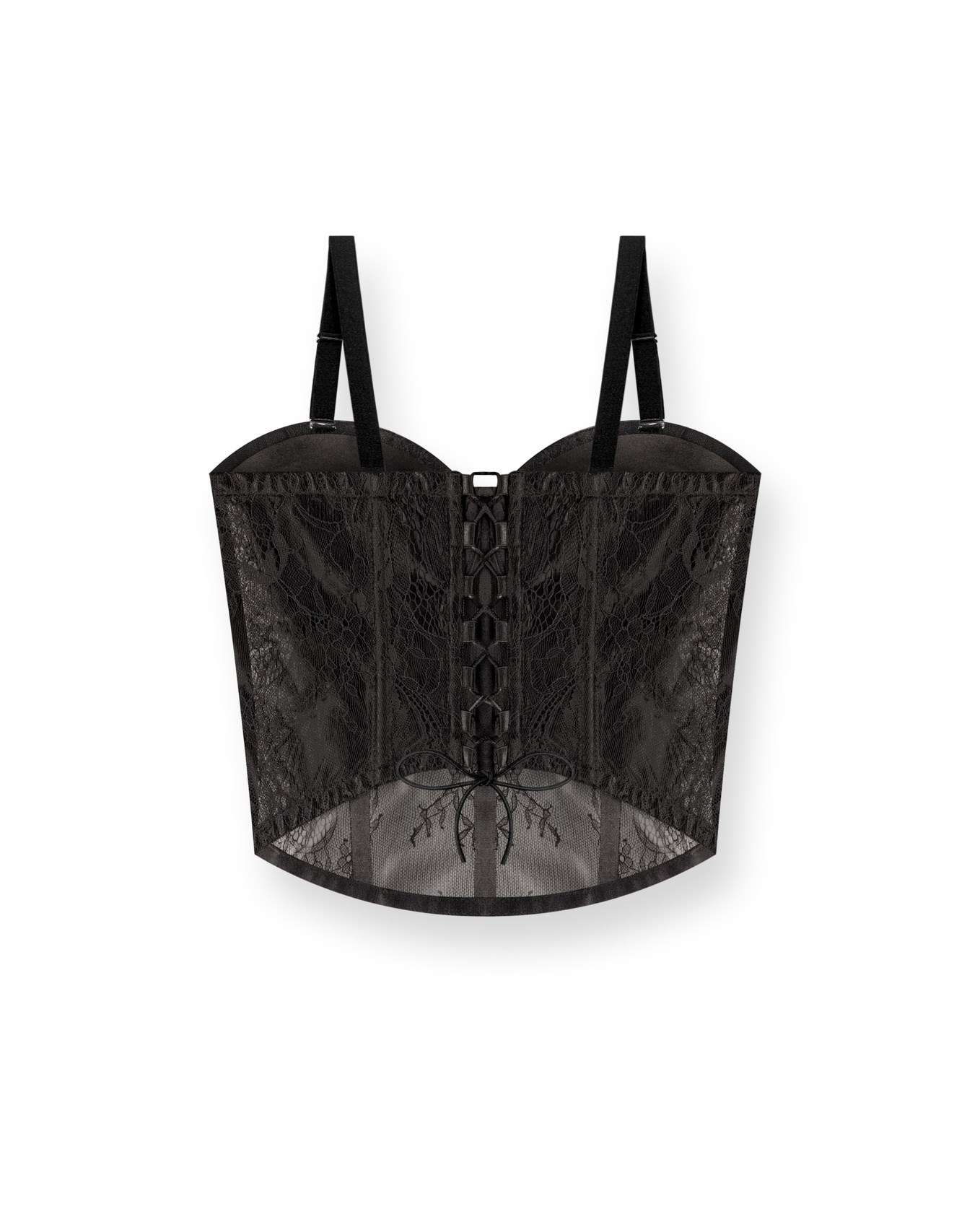 Medium lace corset without edging