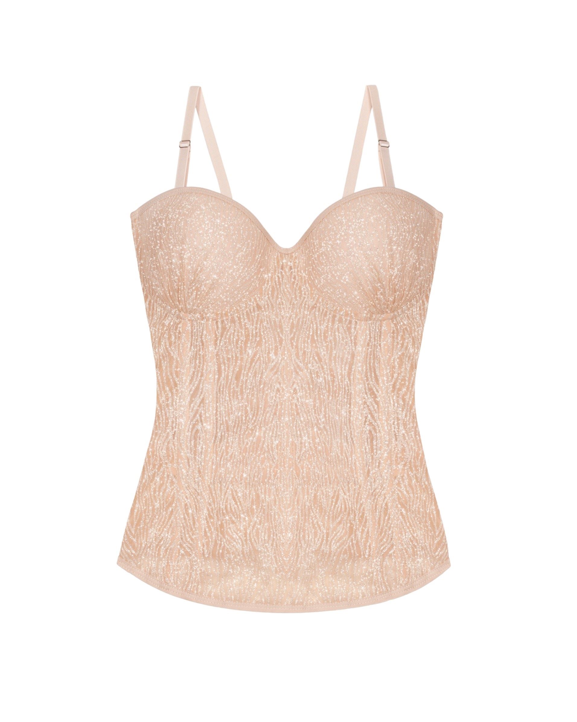 Long lace corset