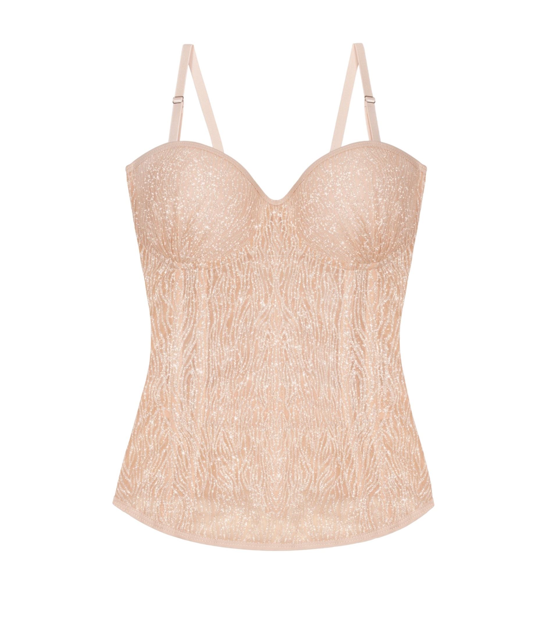 Long lace corset