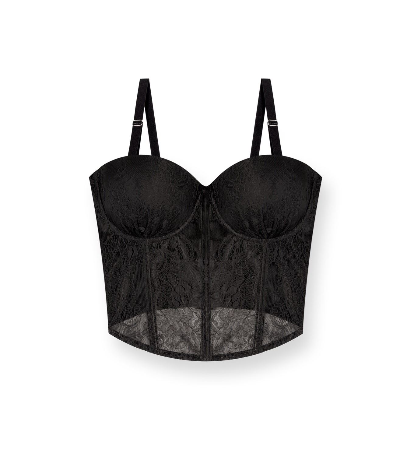 Medium lace corset without edging